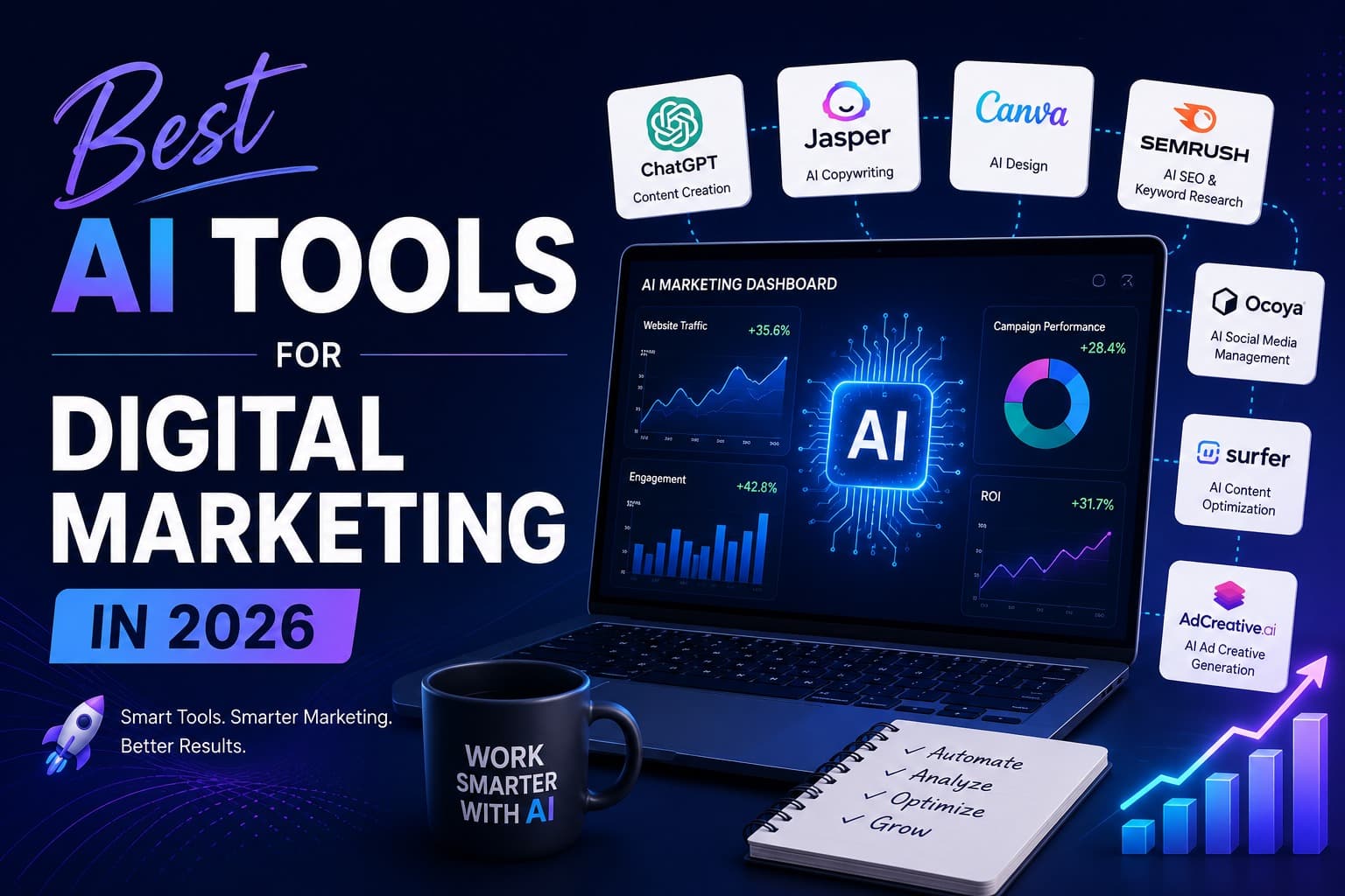 Best AI Tools for Digital Marketing in 2026 featured image